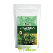 Chlorella pulbere organica India 200 G - Dragon Superfoods